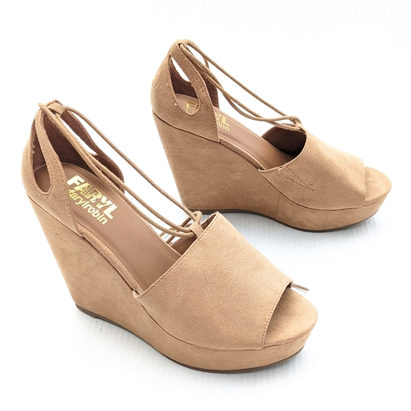 FARYL By Faryl Robin Judy Wedge Platform Sandals - Picture 2 of 11